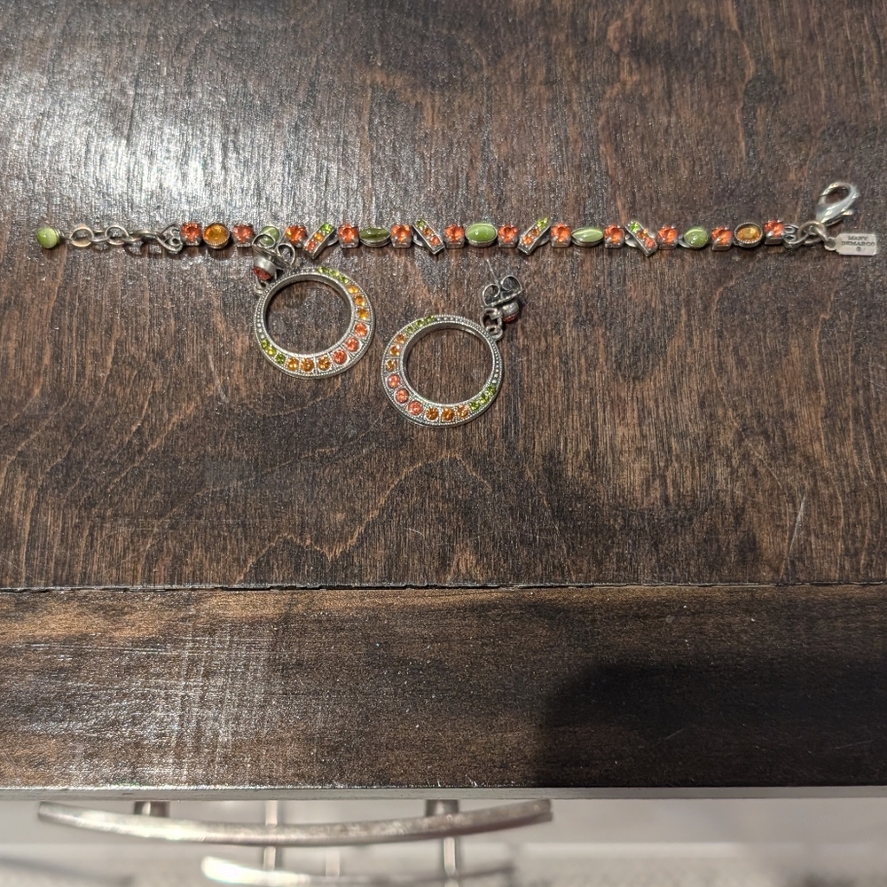 Mary Demarco Earring and Bracelet Set